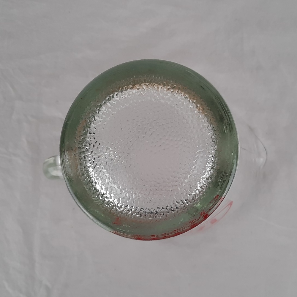 SOLD RARE Vintage Glass Pearl Fine Lager Beer Pitcher - Picture 4 of 6